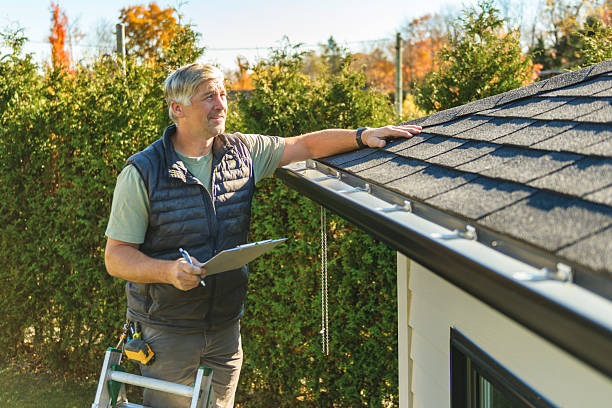 Professional Roofing technician working in Amherst, NH